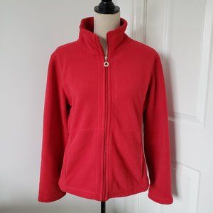 Telluride Clothing Co. Red Full Zip Fleece Jacket